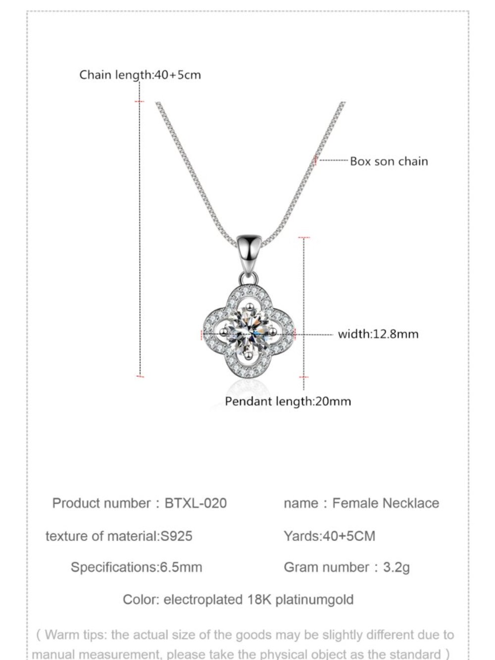Certified 1ct. t.w. Moissanite Necklaces GRA D Genuine Moissanite For Women - Picture 8 of 11